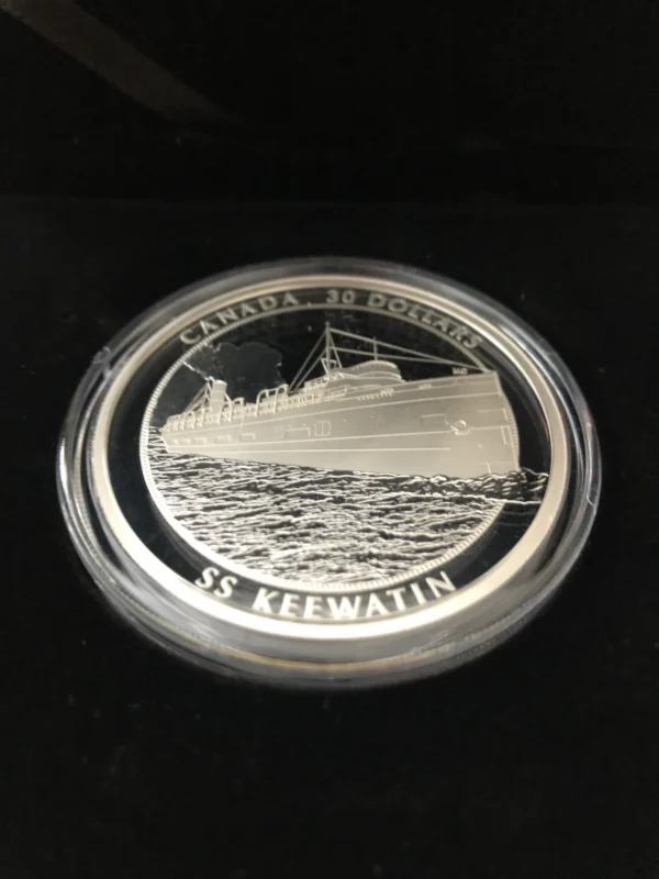 2020 30.00 Fine Silver Coin – SS Keewatin
