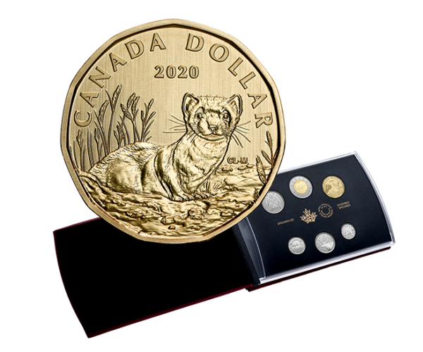 6-Coin Specimen Set – Black-Footed Ferret (2020)