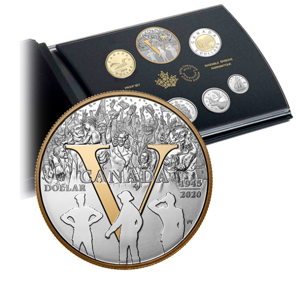 2020 Pure Silver Proof Set – 75th Anniversary of V-E Day