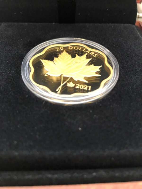 2021 Iconic Maple Leaves 20.00 Fine Silver Coin Master Club